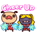 Panpaka Pants: Dancin' and Talkin' Sticker for LINE & WhatsApp | ZIP: GIF & PNG