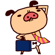 Panpaka-Pants by "Haruyama" Sticker for LINE & WhatsApp | ZIP: GIF & PNG
