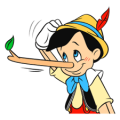 Pinocchio Sticker for LINE & WhatsApp | ZIP: GIF & PNG