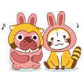 PokoPoko & Rascal Tie-Up Stickers!