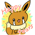 Pokémon: Eevee Stickers Sticker for LINE & WhatsApp | ZIP: GIF & PNG