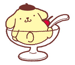 Pompompurin Pompompurin Sticker for LINE & WhatsApp | ZIP: GIF & PNG