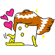 Puccho × Ryo Inoue Collaboration Stickers Puccho × Ryo Inoue Collaboration Stickers Sticker for LINE & WhatsApp | ZIP: GIF & PNG