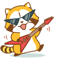 ROCK ♪ RASCAL Animated Stickers Sticker for LINE & WhatsApp | ZIP: GIF & PNG