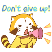 Rascal Supportive Stickers Sticker for LINE & WhatsApp | ZIP: GIF & PNG