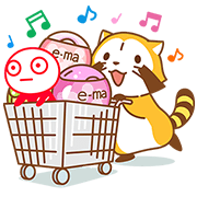 Rascal & UHA Boy's Colorful Days! Rascal & UHA Boy's Colorful Days! Sticker for LINE & WhatsApp | ZIP: GIF & PNG