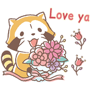 Rascal and Lily: Cordial Couple Rascal and Lily: Cordial Couple Sticker for LINE & WhatsApp | ZIP: GIF & PNG