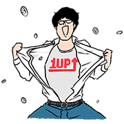 SUMITOMO LIFE "Hajime Ueda" Stickers Sticker for LINE & WhatsApp | ZIP: GIF & PNG