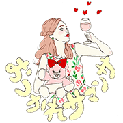 Samantha Thavasa Original Stickers Sticker for LINE & WhatsApp | ZIP: GIF & PNG