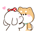 Shibung & Bingsu Animated 2 Sticker for LINE & WhatsApp | ZIP: GIF & PNG