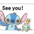 Stitch Pop-Up Cuteness Sticker for LINE & WhatsApp | ZIP: GIF & PNG