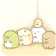 Sumikko Gurashi Sumikko Gurashi Sticker for LINE & WhatsApp | ZIP: GIF & PNG