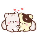 Sweet House : cute sweet bubbling Sticker for LINE & WhatsApp | ZIP: GIF & PNG