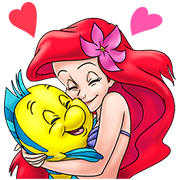 The Little Mermaid Sticker for LINE & WhatsApp | ZIP: GIF & PNG