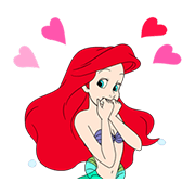 The Little Mermaid Animated Stickers Sticker for LINE & WhatsApp | ZIP: GIF & PNG