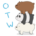 We Bare Bears Animated Stickers