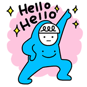 Weiwei - Always Smile Sticker for LINE & WhatsApp | ZIP: GIF & PNG