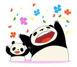 pandakopanda Sticker for LINE & WhatsApp | ZIP: GIF & PNG