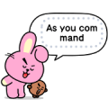 BT21 Message Stickers Sticker for LINE & WhatsApp | ZIP: GIF & PNG