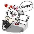 Brown & Cony in "My love from the Star" Sticker for LINE & WhatsApp | ZIP: GIF & PNG