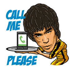 Bruce Lee Sticker for LINE & WhatsApp | ZIP: GIF & PNG