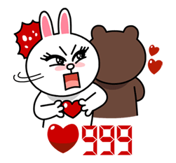 Cheon Song-Yi's Cony Special Sticker for LINE & WhatsApp | ZIP: GIF & PNG