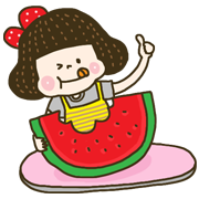 Cherry Coco: Summer Special Cherry Coco: Summer Special Sticker for LINE & WhatsApp | ZIP: GIF & PNG