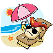 Docomodake: Trip Abroad Sticker for LINE & WhatsApp | ZIP: GIF & PNG