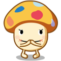 Kareshi-docomodake & Musume-docomodake Sticker for LINE & WhatsApp | ZIP: GIF & PNG