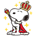 King Snoopy Stickers