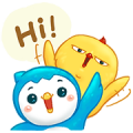 Krungthai Connext: Vayu × Warbie Are Back Sticker for LINE & WhatsApp | ZIP: GIF & PNG