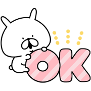LINE Career × YURU USAGI Sticker for LINE & WhatsApp | ZIP: GIF & PNG