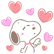 Lovely Snoopy Pop Up Stickers Sticker For Line Whatsapp Telegram Android Iphone Ios