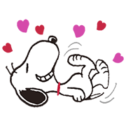 SNOOPY ★ Vintage SNOOPY★Vintage Sticker for LINE & WhatsApp | ZIP: GIF & PNG
