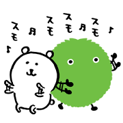 SUUMO × joke bear Sticker for LINE & WhatsApp | ZIP: GIF & PNG
