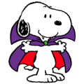 Snoopy Halloween Sticker for LINE & WhatsApp | ZIP: GIF & PNG