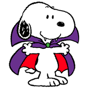 Snoopy Halloween Sticker for LINE & WhatsApp | ZIP: GIF & PNG