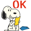 Snoopy: Peanuts (70's) Sticker for LINE & WhatsApp | ZIP: GIF & PNG