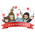 "U" The Happy Gang Sticker for LINE & WhatsApp | ZIP: GIF & PNG