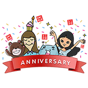 "U" The Happy Gang Sticker for LINE & WhatsApp | ZIP: GIF & PNG