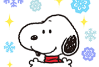 Wonderful Winter Snoopy Pop-Up Stickers Sticker for LINE & WhatsApp | ZIP: GIF & PNG