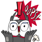 Work Hard Like An Owl - Marketing Oops! Work Hard Like An Owl - Marketing Oops! Sticker for LINE & WhatsApp | ZIP: GIF & PNG