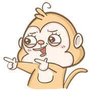 101 VIP: Happy Monkey 101 VIP: Happy Monkey Sticker for LINE & WhatsApp | ZIP: GIF & PNG