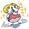 101 VIP × Chicken Mama Sticker for LINE & WhatsApp | ZIP: GIF & PNG