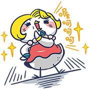 101 VIP × Chicken Mama Sticker for LINE & WhatsApp | ZIP: GIF & PNG