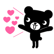 Animated Kurokuma-kun Animated Kurokuma-kun Sticker for LINE & WhatsApp | ZIP: GIF & PNG