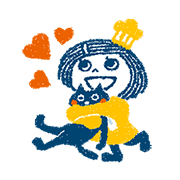 Animated Shea Butter-chan: Whipped Shea Sticker for LINE & WhatsApp | ZIP: GIF & PNG