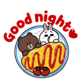 Brown and Cony Fun Size Pack Sticker for LINE & WhatsApp | ZIP: GIF & PNG