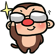 Buy123 Devil & Monkey Buy123 Devil & Monkey Sticker for LINE & WhatsApp | ZIP: GIF & PNG