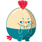 Buy123 x The Happy Egg Buy123 x The Happy Egg Sticker for LINE & WhatsApp | ZIP: GIF & PNG